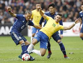 Soccer: Brazil-Japan friendly in France