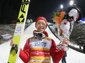 Japanese ski jumper Kobayashi scores first World Cup win