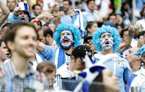 Football: Uruguay vs France at World Cup