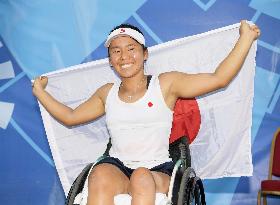 Asian Para Games: Kamiji wins women's singles wheelchair tennis