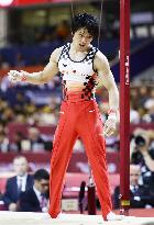 Gymnastics: Kohei Uchimura at world championships