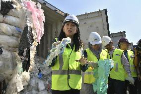 Plastic waste brought illegally into Malaysia