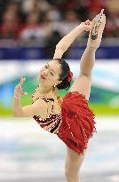 Suzuki finishes 8th in women's figure skating