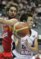 Spain beats Japan 104-55 at World Basketball Championship