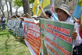 Anti-TPP protest in Peru