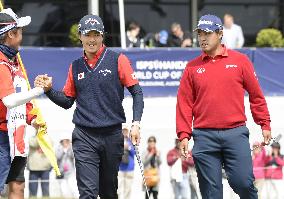 Golf: Japan 8th after 2nd round of World Cup team event