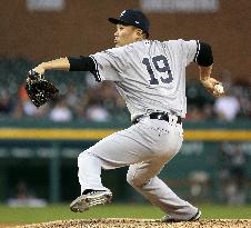 Baseball: Tanaka gets 9th win as Yankees beat Tigers