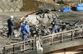 Helicopter crash northwest of Tokyo