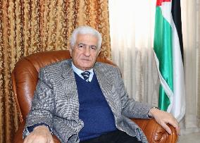 Senior Palestinian official gives interview