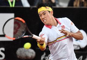 Tennis: Nishikori at Italian Open