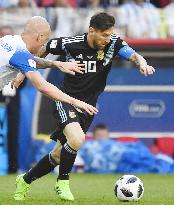 Football: Argentina vs Iceland at World Cup
