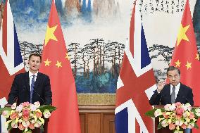 China-Britain foreign ministerial talks
