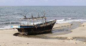 Drifting boats found in northeastern Japan