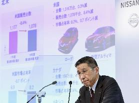 Nissan earnings announcement