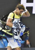 Nadal ousted in 1st round of Australian Open