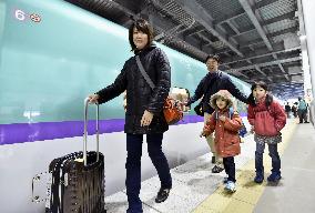 Hokkaido Shinkansen Line opens for travel