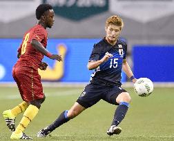 Soccer: Japan play Ghana in Under-23 charity match for quake-hit region