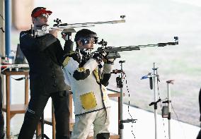 Olympics: Japanese shooter Yamashita in action