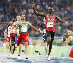 Olympics: Kenya's Rudisha wins men's 800m