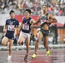 Sani Brown wins men's 100 meters at national championships