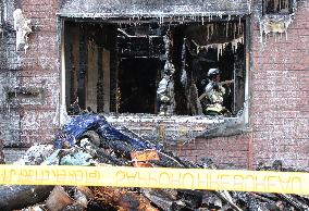Fire at Sapporo apartment building