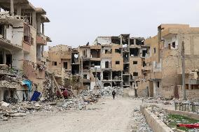 War-torn city Raqqa