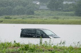 Heavy rain in southwestern Japan