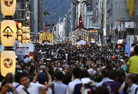 Yoiyama festival in Kyoto