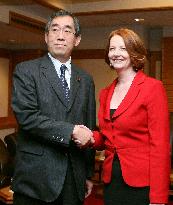 Australian Prime Minister Gillard in Japan