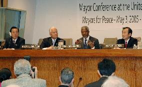 Mayors' conference for peace held in New York