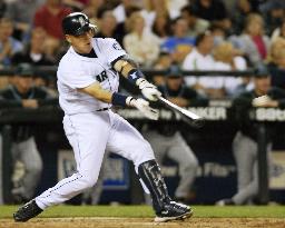 Mariners' Johjima goes 1-for-3 against Devil Rays