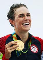 Olympics: Jorgensen claims triathlon gold