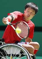 Japan's Kunieda proceeds to wheelchair tennis 3rd round