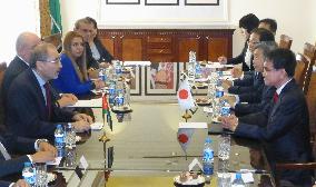 Japan, Jordan vow to steadily implement U.N. sanctions on N. Korea