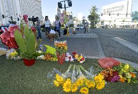 Aftermath of Las Vegas mass shooting