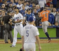 Baseball: Dodgers-Astros World Series Game 7