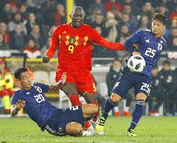 Soccer: Belgium-Japan friendly