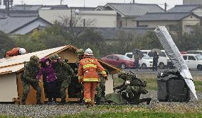 Missile attack drill in Japan