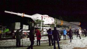 Soyuz rocket prepares for launch