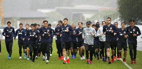 Football: Japan squad holds pre-World Cup camp in Austria