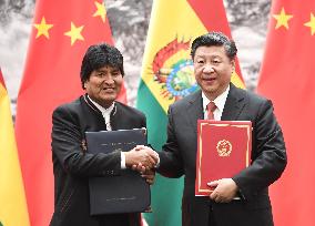 China-Bolivia talks