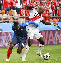 Football: France vs Peru at World Cup
