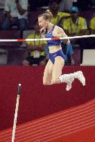 Athletics: women's pole vault at world c'ships