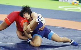 Japan's Watari defeated in women's freestyle 75kg