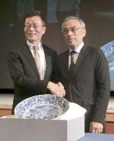 Damaged centuries-old Japanese porcelain on loan to Taiwan repaired