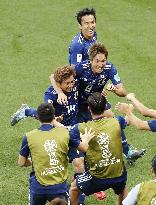 Football: Japan vs Belgium at World Cup