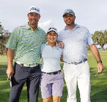 Golf: Nasa Hataoka with former major league pitchers