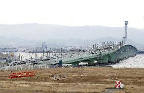 Access bridge to Kansai airport