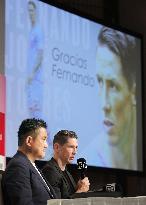 Football: Fernando Torres retirement press conference