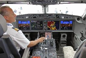 New Airbus A220 jetliner